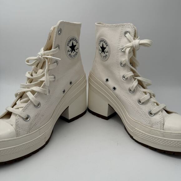 Converse Woman's De Luxe Chuck 70 Heel All Star High top Sneakers Taylor Sz 8.5 - Picture 6 of 9